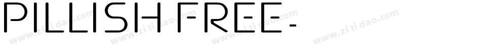 Pillish Free字体转换